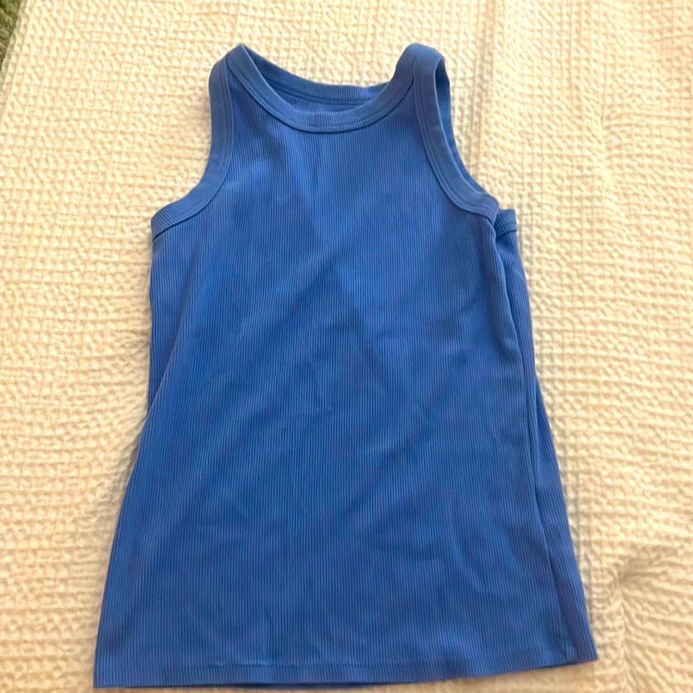 Blue tank top